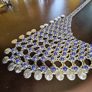 Chicos Chain mail drop necklace